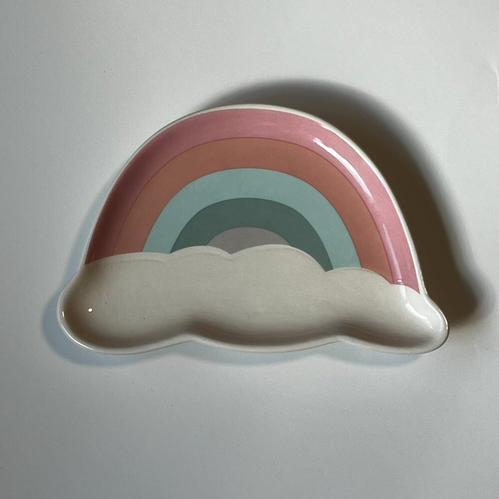 Pastel Rainbow Jewelry Dish